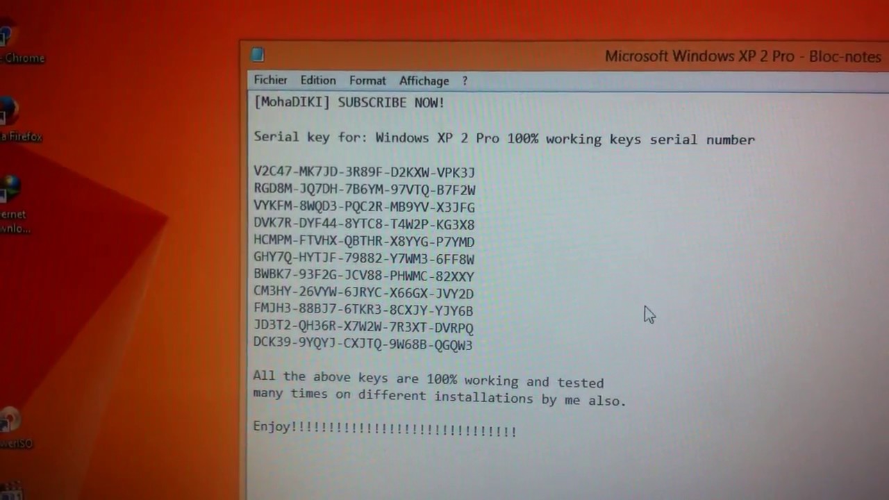 Windows Xp Serial Number